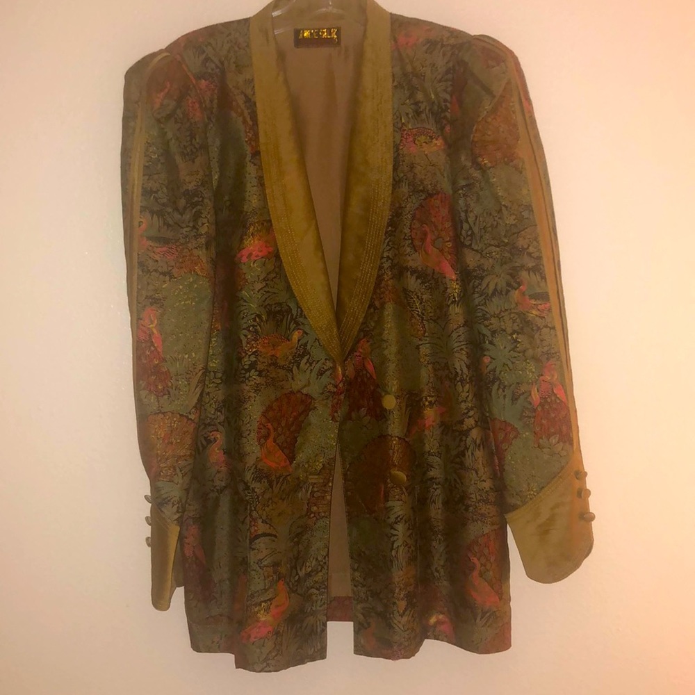 Nice silk Vintage Jacket Size 12
